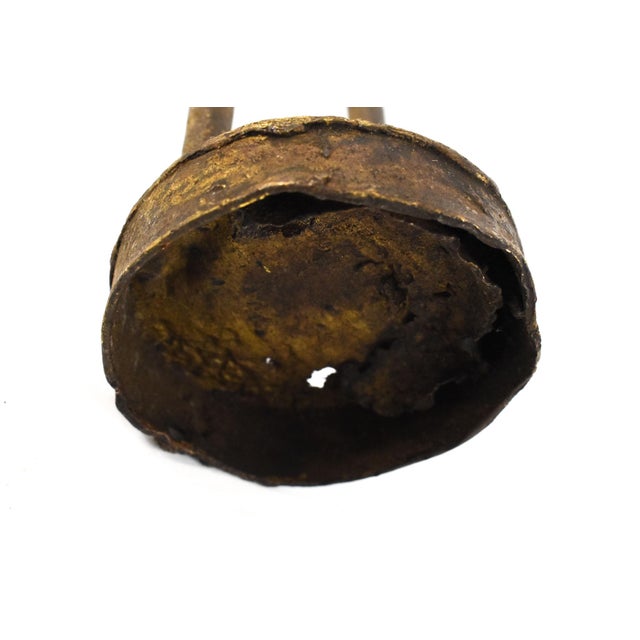 Metal Mid 20th Century African Metal Figure For Sale - Image 7 of 9