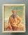 Monumental 1947 Zofia Tomek Framed Portrait Painting For Sale - Image 12 of 12