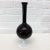 Black 1960s Vintage Black / White Italian Cased Narrow Neck Vase Empoli Cased Glass For Sale - Image 8 of 8