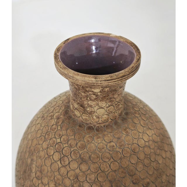 Ceramic Mid-Century Modern Ceramic Vase by Ugo Zaccagnini, Italy, 1950 For Sale - Image 7 of 9