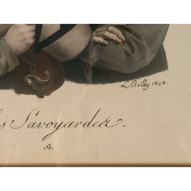 19th Century "Les Savoyardes (The Ladies of Savoy)" Louis Léopold Boilly No. 51 Print, Framed For Sale In Baltimore - Image 6 of 10