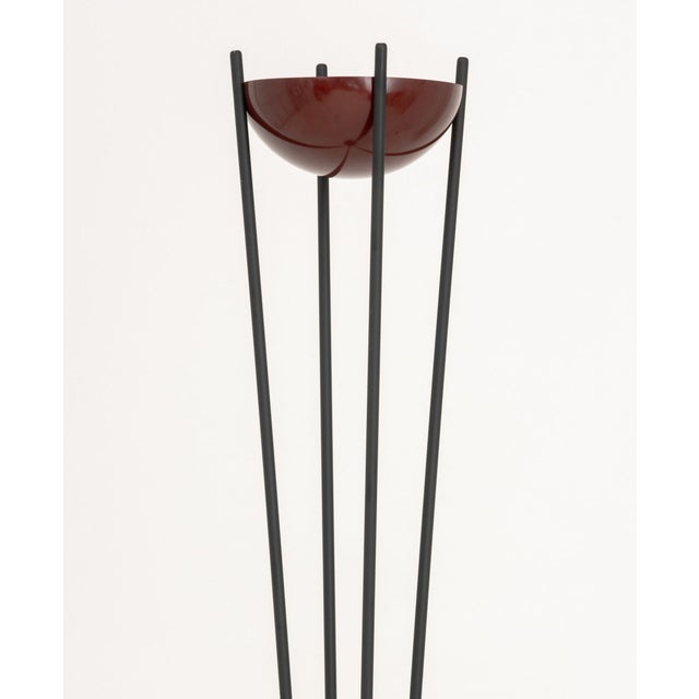 Late 20th Century Koch and Lowy Black Patinated Steel Halogen Floor Lamp For Sale - Image 5 of 7