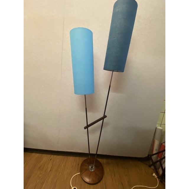 Mid-Century Floor Lamp with Two Fluorescent Spots from Richard Essig, 1960s For Sale - Image 18 of 18