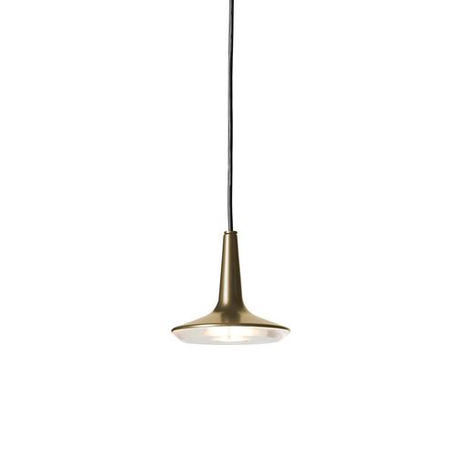 Kin 478 Pendant Lamp in Satin Gold by Francesco Rota for Oluce For Sale - Image 4 of 7