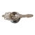 Vintage Loose Tea Leaf Bag Strainer Silver Plate Tea Strainer W Hammered Bowl For Sale