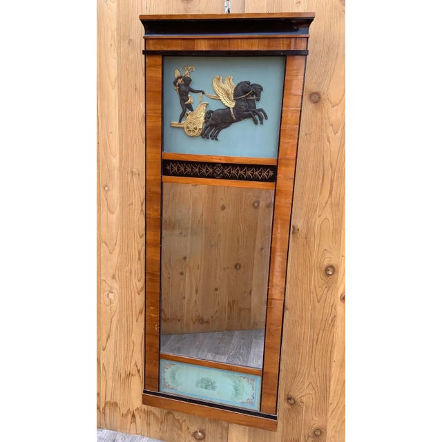 Early 19th Century Antique German Biedermeier Wall Mirror For Sale - Image 5 of 9