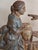 Antique Cast Iron "Rebecca at the Well" Biblical Figural Doorstop – Original Paint, C. 1890 For Sale - Image 15 of 16