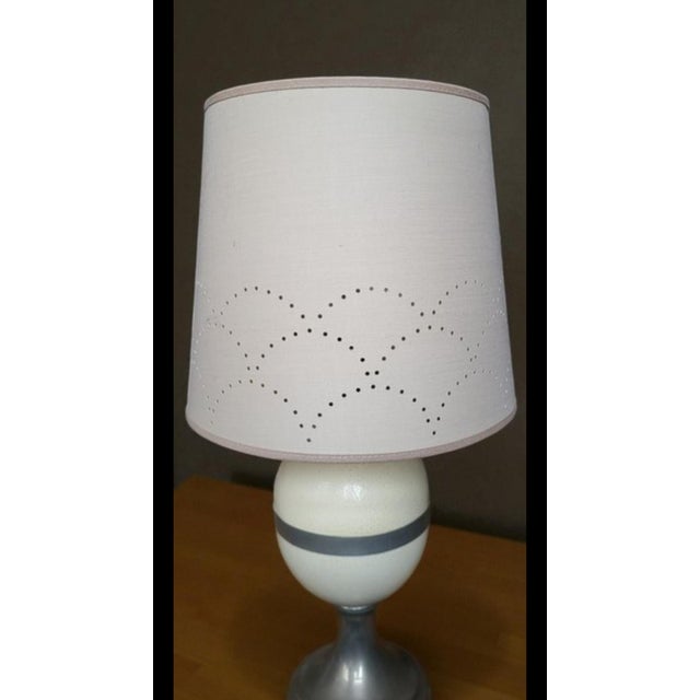 Ostrich Egg Lamp by Christian Dior, 1970s For Sale - Image 10 of 11