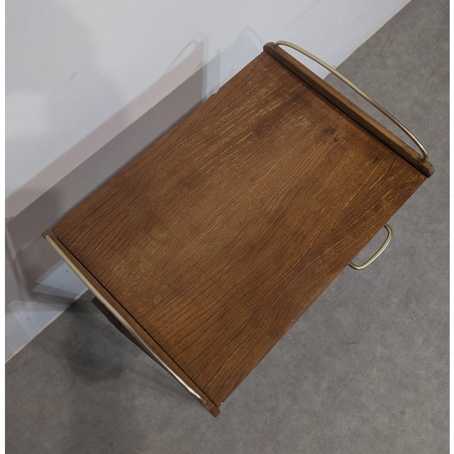 Scandinavian Teak Side Table, 1960s For Sale - Image 6 of 9