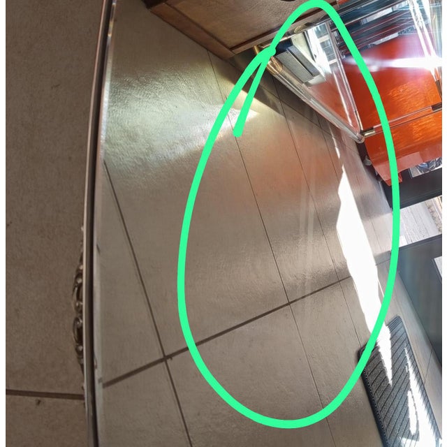 Mid-Century Oval Wall Mirror in Brass with Angel Friezes, Italy, 1977 For Sale - Image 10 of 11