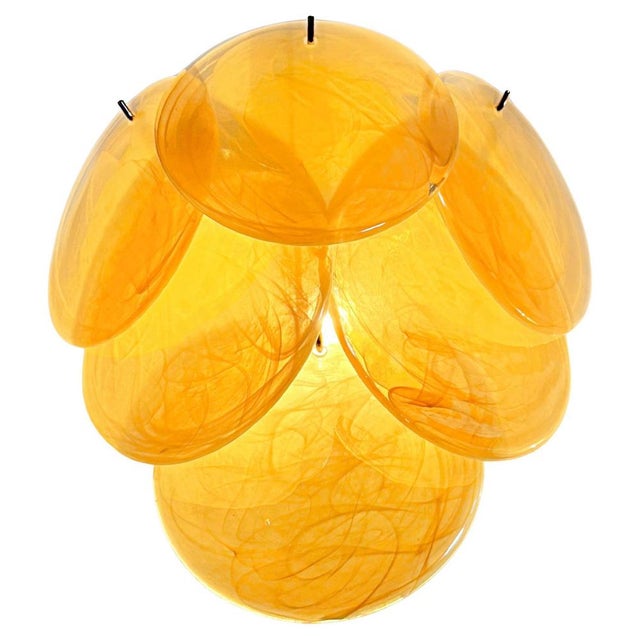 Gold Wall Sconces Murano Discs, 1990s, Set of 2 For Sale - Image 8 of 13