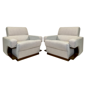 Set of Vintage Italian Lounge Chairs, 1970s