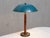 Mid-Century Modern Brass and Leather Table Lamp by Bertil Brisborg for Nordiska Kompaniet, Sweden, 1940s For Sale - Image 3 of 11