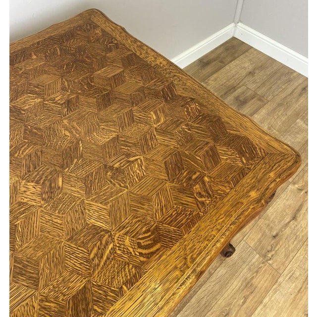 French Louis XVI Extendable Dining Table in Carved Oak For Sale - Image 13 of 17
