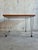 Fritz Hansen 1970s Dutch Side Table With Beech Wood Top and Aluminum Legs - Attributed to Fritz Hansen For Sale - Image 4 of 8