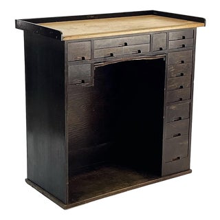 Antique Multi-Drawer Jewelers Desk/Watchmakers Work Bench by j.h. Rosberg Manufacturing Co, Chicago c.1920 For Sale
