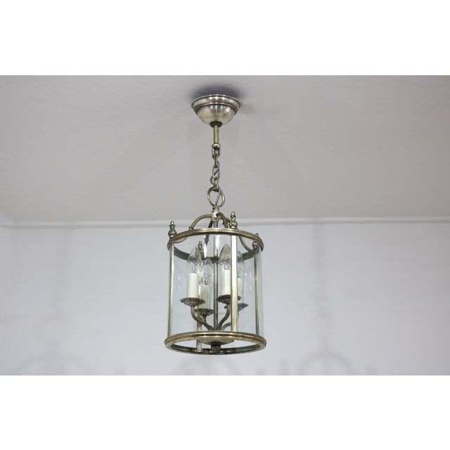 Italian Empire Style Lantern Pendant attributed to Gaetano Sciolari, 1960s For Sale - Image 12 of 12