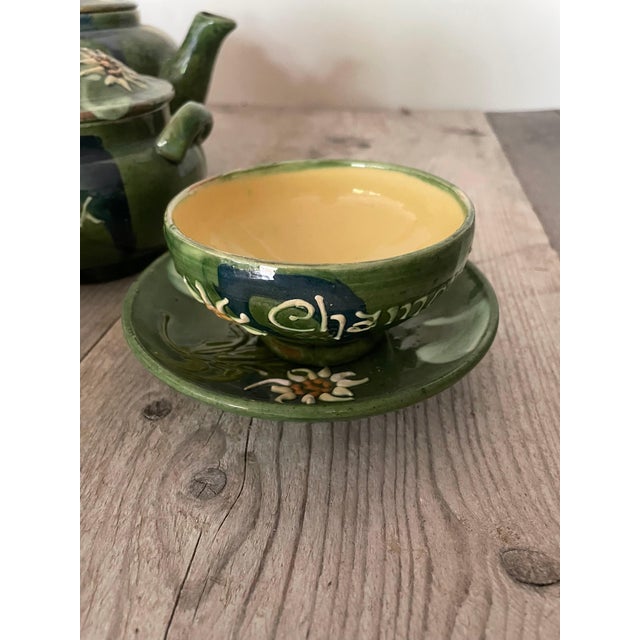 1960s Ceramic Tableware from Chamonix, 1960s, Set of 9 For Sale - Image 5 of 12