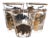Glass 5 Mid Century Bull and Bear Low Ball Glasses by Hammacher Schlemmer For Sale - Image 7 of 9