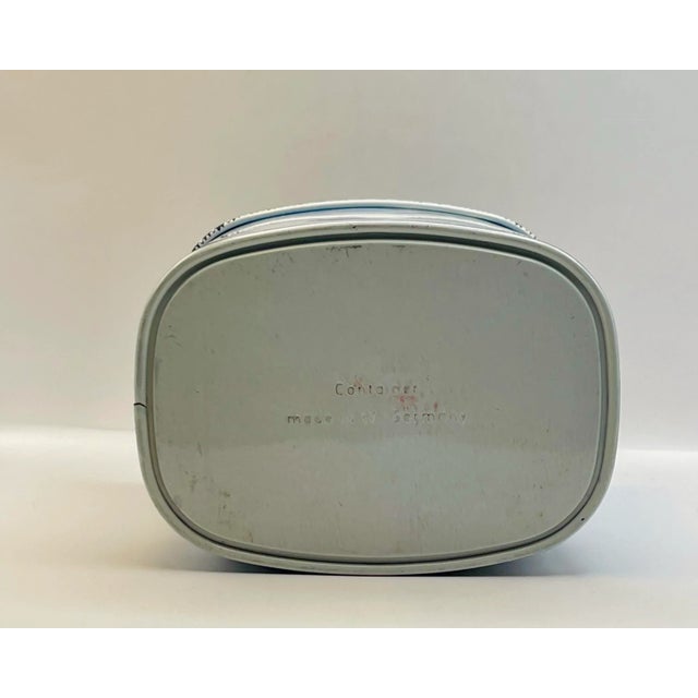 1960’s Blue & White Scenic Tin Box For Sale - Image 9 of 9