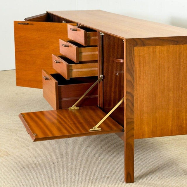 Mid-Century Sideboard with Brown Leather Handles from Meredew For Sale - Image 12 of 17