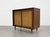 Mid Century Modern Caned Front Jr. Credenza | Small Storage Cabinet, C. 1950's For Sale In New York - Image 6 of 12