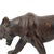 Brown Mid-Century Leather & Papier-Mâché Panther Sculpture, 1940s For Sale - Image 8 of 12