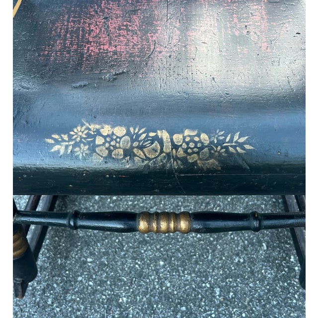Antique 19th Century Decorated Boston Rocker For Sale In New York - Image 6 of 12