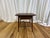 Pair of Mid-Century Style Modern Walnut End Tables With Slatted Shelves For Sale - Image 4 of 5
