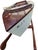 Vintage Folk Art Speedboat Mahogany Runabout Boat Rocking Horse Chris Craft Style For Sale - Image 4 of 18