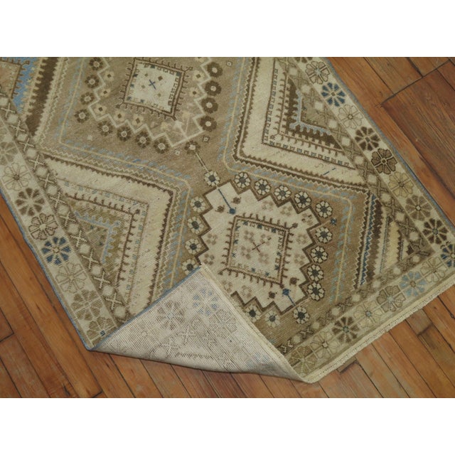 Persian Vintage Persian Tribal Runner - 3'5" x 10'2" For Sale - Image 3 of 8