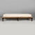 Vintage Italian Daybed in Beige Fabric and Wood, 1900s For Sale - Image 4 of 15