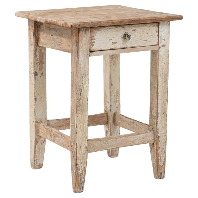 1900s Central European Wooden Stool For Sale - Image 15 of 18
