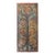 Vintage Hand-Carved Tree of Life Wood Barn Door | Painted Indian Wall Panel With Elephant & Lotus Door 84x36 For Sale