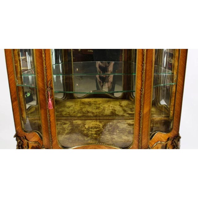 Large Vernis Martin Bombe Display Cabinet, 1800s For Sale - Image 6 of 18