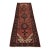 Hamedan Runner 3’7” X 9’7” Red Wool Vintage Tribal Hand-Knotted Oriental Rug For Sale
