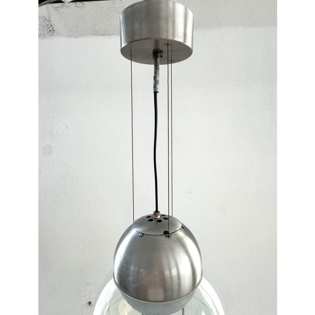 Mid-Century Italian Murano Opaline Glass Chandelier, 1970s For Sale - Image 18 of 18