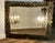 Wood Large French Gothic Gilt Overmantel Mirror with Twin Sconces, 1890s For Sale - Image 7 of 18