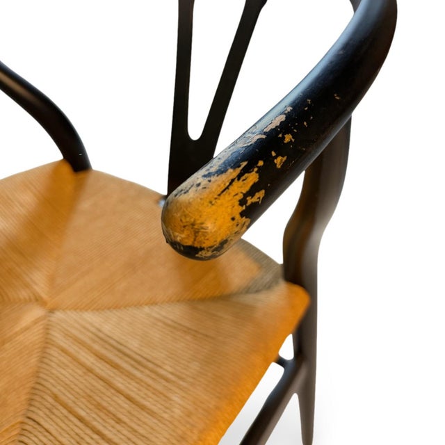 Set of Four Wishbone Dining Chairs, Attributed to Hans Wegner for Carl Hansen & Søn For Sale - Image 14 of 18