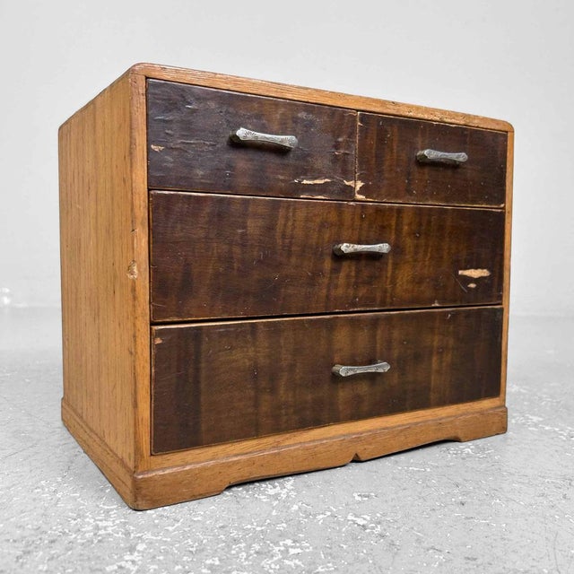 Wood Antique Japanese Sewing Box, Japan, 1920s For Sale - Image 7 of 10