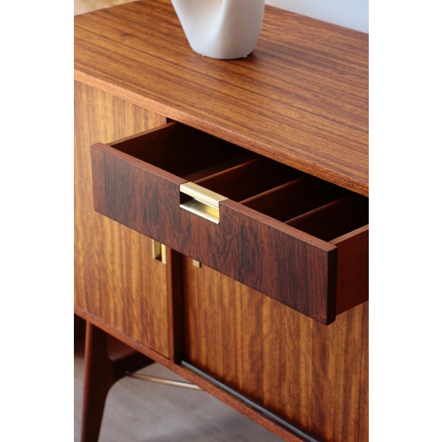Wood Vintage Sideboard by Herbert E. Gibbs, 1960s For Sale - Image 7 of 18