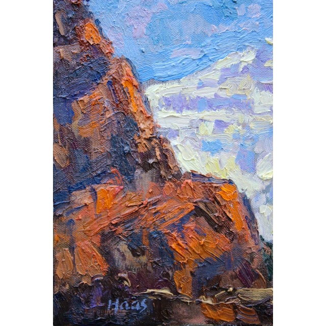 Grand Canyon original oil painting. 8x10 on linen panel Signed: Haas Does not come framed. Frames shown are for sample only.