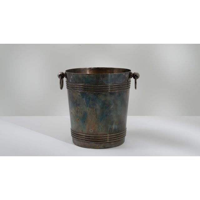 French 20th Century French Silver-Plated Champagne Bucket For Sale - Image 3 of 8