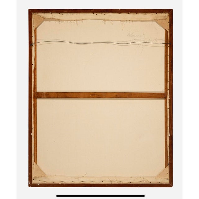 Arnold Blanch “Untitled (Figures by the Beach)” Oil on Canvas, 1960 For Sale In Detroit - Image 6 of 12