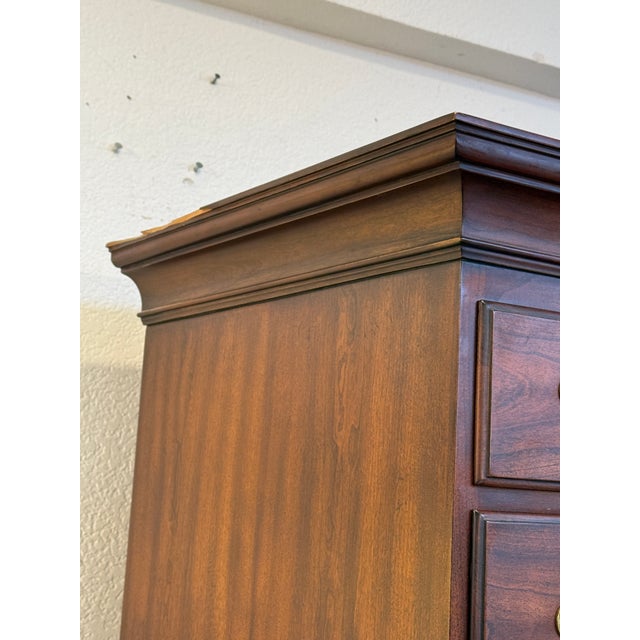 Kindel Furniture Late 20th Century Kindel Furniture High Boy Dresser For Sale - Image 4 of 14