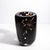 Hand Blown Murano Vase With Onyx Black and Dark Amber Details For Sale In Los Angeles - Image 6 of 11