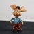 Blue Rubber Topo Gigio Doll from Italocremona, 1960s For Sale - Image 8 of 9