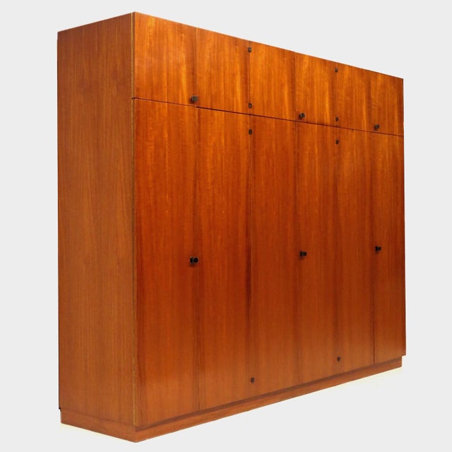 Large Mid-Century Modern Wardrobe in Teak, 1960s For Sale - Image 10 of 10