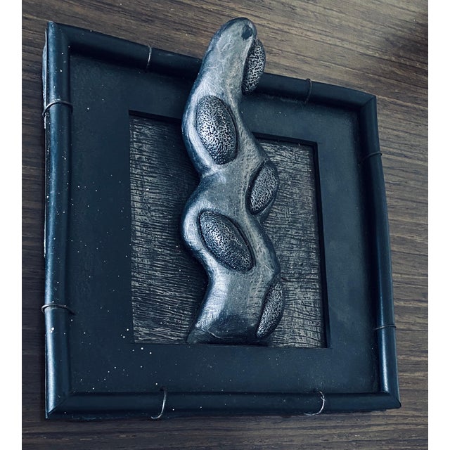 Carol K. Brown, Abstract Mixed Media Biomorphism Wall Sculpture. Miami Artist Carol K Brown, c.1995 For Sale - Image 4 of 6