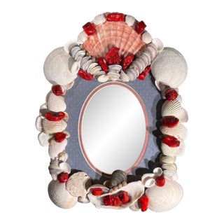 Vintage Italian Baroque Grotto Style Wall Hanging Picture Frame For Sale